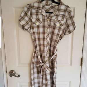 L.E.I. Danica Plaid Dress